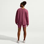 Nike (M) Studio Fleece Sport Women's Dri-FIT Oversized Crew-Neck Sweatshirt (Maternity)