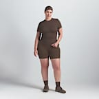 Playera corta con almohadillas para mujer NikeSKIMS Matte