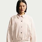 나이키 스포츠웨어 여성 오버사이즈 새틴 코치 재킷