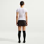 Top a manica corta NikeSKIMS Performance in misto cotone – Donna