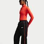 Chelsea F.C. Windrunner Women's Nike Football High-Waisted Open-Hem Pants