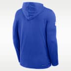 Los Angeles Rams Sideline Men's Nike Dri-FIT NFL Long-Sleeve Hooded Top