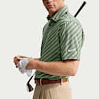 Polo de golf a rayas Dri-FIT para hombre Nike Velocity