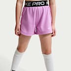 Shorts Dri-FIT para niña talla grande Nike Pro Fleece