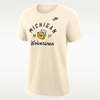 Michigan Legacy Team Name Women's Nike College T-Shirt