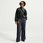 Nike Studio Fleece Medium Weight Women's Mid-Rise Wide-Leg Trousers