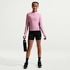 Maglia a manica lunga con zip a metà lunghezza Nike Pro Dri-FIT – Ragazza
