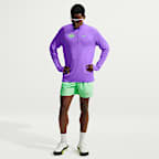 Playera de correr Nike Stride Dri-FIT de medio cierre para hombre