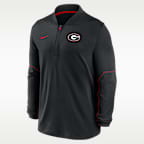 Georgia Sideline Men's Nike Dri-FIT College 1/2-Zip Top