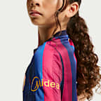 F.C. Barcelona 2026/27 Stadium Home Older Kids' Nike Dri-FIT Football Replica Shirt
