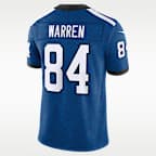 Tyler Warren Indianapolis Colts Men's Nike Dri-FIT NFL Limited Jersey
