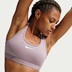 Brassière de sport rembourrée à maintien normal Nike Swoosh pour Femme