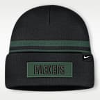 Gorro con dobladillo de la NFL Nike para hombre Green Bay Packers Primetime Utility