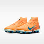Tacos de fútbol AG de corte high Nike Mercurial Superfly 10 Academy "Kylian Mbappé"