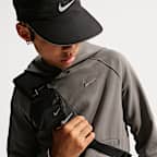 Sudadera con gorro sin cierre Dri-FIT con protección contra los rayos UV para niño talla grande Nike Primary Nanoknit