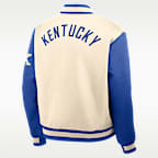 Kentucky Legacy Men's Nike College Full-Snap Bomber Jacket