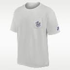 Playera universitaria Nike para hombre LSU Legacy Max90 Pocket 2-Hit