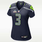 Jersey Nike de la NFL Game para mujer Nick Emmanwori Seattle Seahawks Super Bowl LX