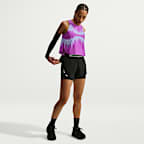Kort Nike AeroSwift Dri-FIT ADV-løbetanktop til kvinder