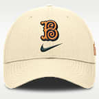 Gorra Nike Dri-FIT de la MLB ajustable para hombre Baltimore Orioles City Connect Club