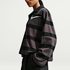 Shorts sartoriali loose fit a vita media Nike Pregame Fleece – Donna