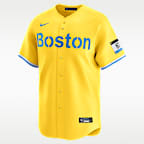 Jersey Nike Dri-FIT de la MLB Limited para hombre David Ortiz Boston Red Sox City Connect