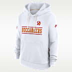 Sudadera con gorro sin cierre Nike Dri-FIT de la NFL para mujer Tampa Bay Buccaneers Sideline Standard Issue Alt