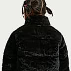 Nike Toddler Quilted Faux Fur Jacket