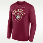 Florida State Courtside Men's Nike Dri-FIT College Long-Sleeve T-Shirt