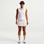 Nike Victory ärmelloses Golf-Poloshirt mit Print und Dri-FIT-Technologie (Damen)