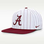 Alabama Primetime Pin Stripe 2-Tone Men's Nike Dri-FIT College Adjustable Hat