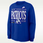 Playera de manga larga Nike de la NFL para hombre New England Patriots Rewind Max90