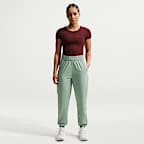 Joggers Dri-FIT de tiro alto de 7/8 para mujer Nike One