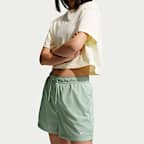Shorts de tiro medio para mujer Nike Sportswear Classic Wovens