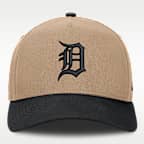 Gorra de rejilla Nike de la MLB ajustable y con estructura A-Frame para hombre Detroit Tigers Rise
