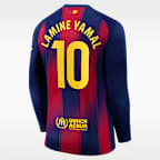 Jersey de fútbol Nike Dri-FIT del Barcelona local 2025/26 Stadium Lamine Yamal para hombre