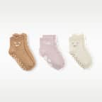 Calcetines antideslizantes elásticos (3 pares) - Bebé - Nike Cozy Comfort