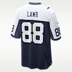NFL Dallas Cowboys (CeeDee Lamb) Men's Game Football Jersey