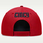 Cincinnati Reds City Connect Rise Men's Nike Dri-FIT MLB A-Frame Adjustable Hat