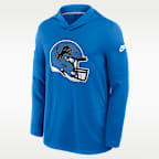 Playera de manga larga Nike Dri-FIT de la NFL con gorro para hombre Detroit Lions Alt
