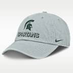 Gorra universitaria Nike ajustable para hombre Michigan State On-Field Club Gameday