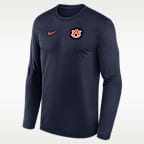 Auburn Sideline Legend Small Logo Men's Nike Dri-FIT College Long-Sleeve T-Shirt