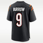 NFL Cincinnati Bengals (Joe Burrow) Men's Game Football Jersey