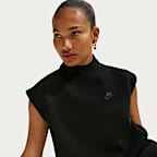 Prenda para la parte superior de manga corta para mujer Nike Sportswear Tech Fleece