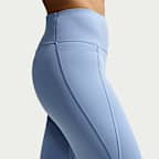 Nike Universa Women's High-Waisted 7/8 Leggings with No Front Seam