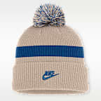 Indianapolis Colts Rewind Peak Men's Nike NFL Cuffed Pom Beanie