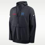 Houston Texans Alt Option Route Anorak Men's Nike NFL 1/2-Zip Hooded Jacket