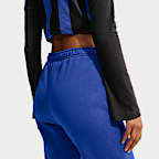 Joggers de tiro medio para mujer Nike Studio Fleece Medium Weight