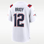 Tom Brady New England Patriots Retired Men's Nike NFL Game Jersey