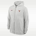 Texas Sideline Men's Nike Dri-FIT College Full-Zip Hoodie